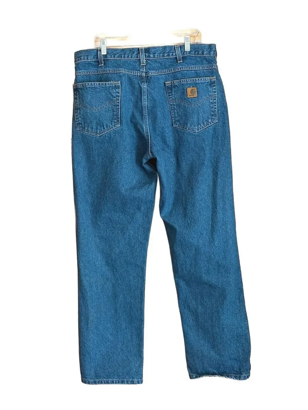 Carhartt Traditional Fit Men's Blue Denim Jeans Size 38x32